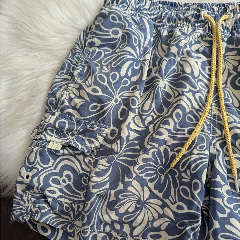 Tommy Bahama Relax blue white swim shorts trunks M Medium